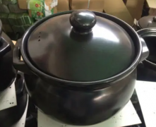 使用大容量汤锅砂